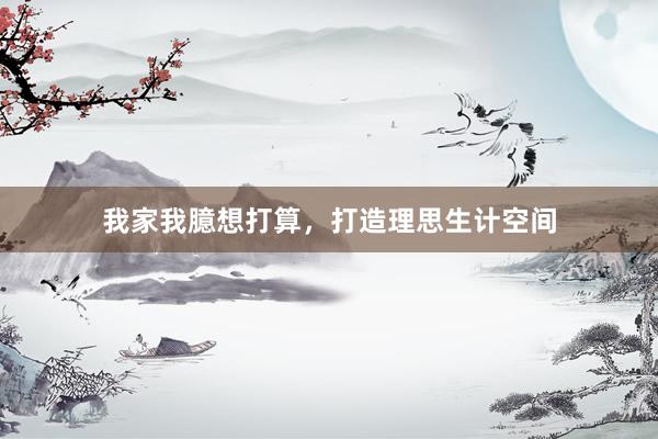 我家我臆想打算，打造理思生计空间